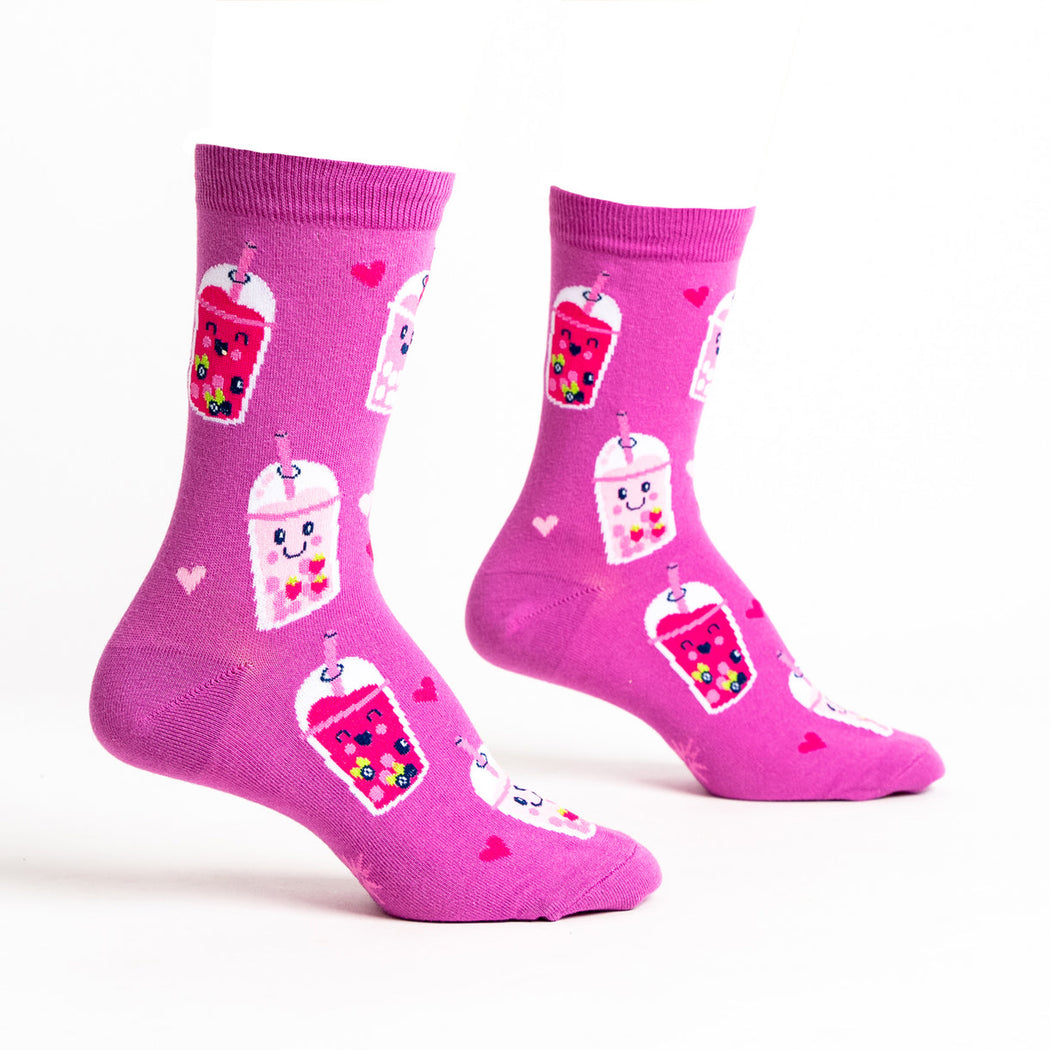 Feeling Bubbly Boba Tea Women's Crew Socks
