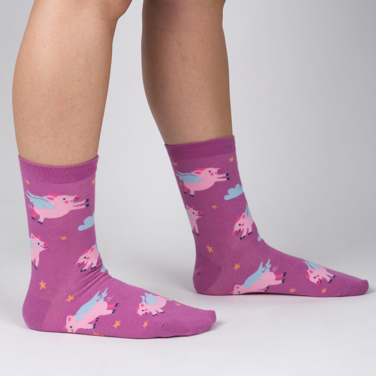 When Pigs Fly Women's Crew Socks