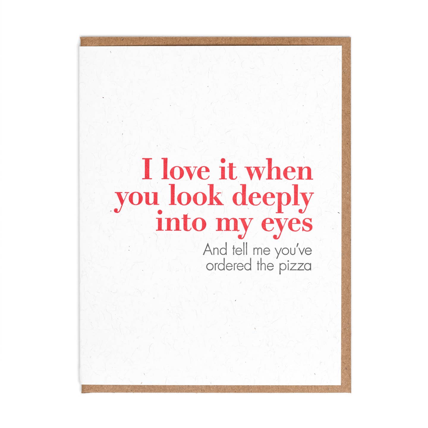 Look Deeply Pizza Card