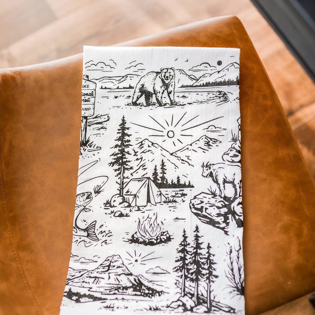National Forest Tea Towel