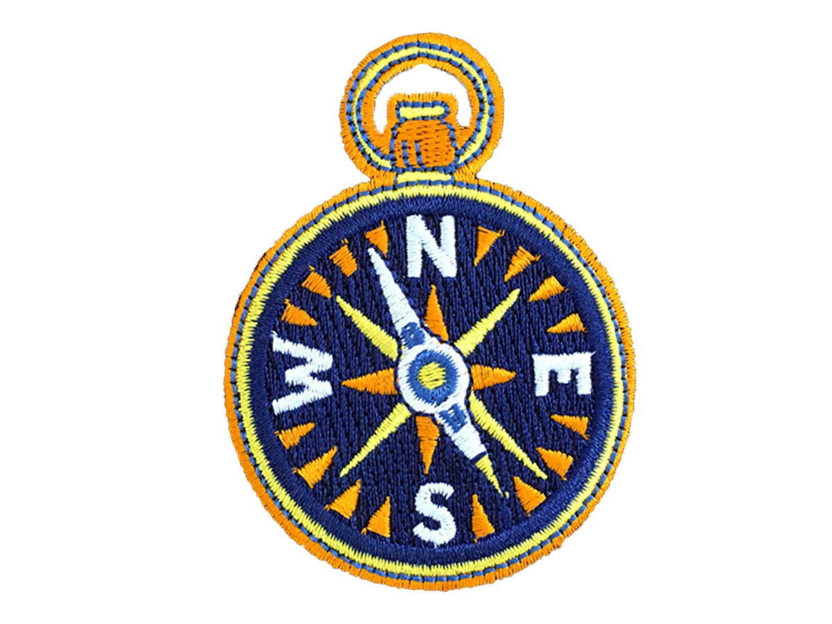 Compass Embroidered Patch