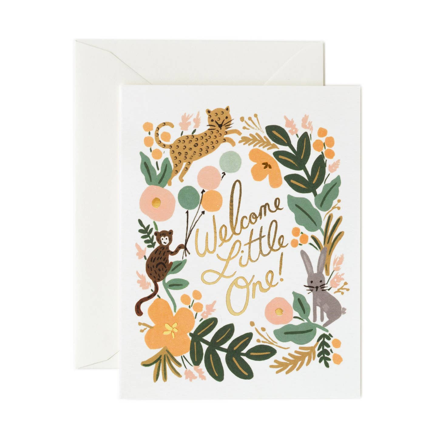 Menagerie Baby Card