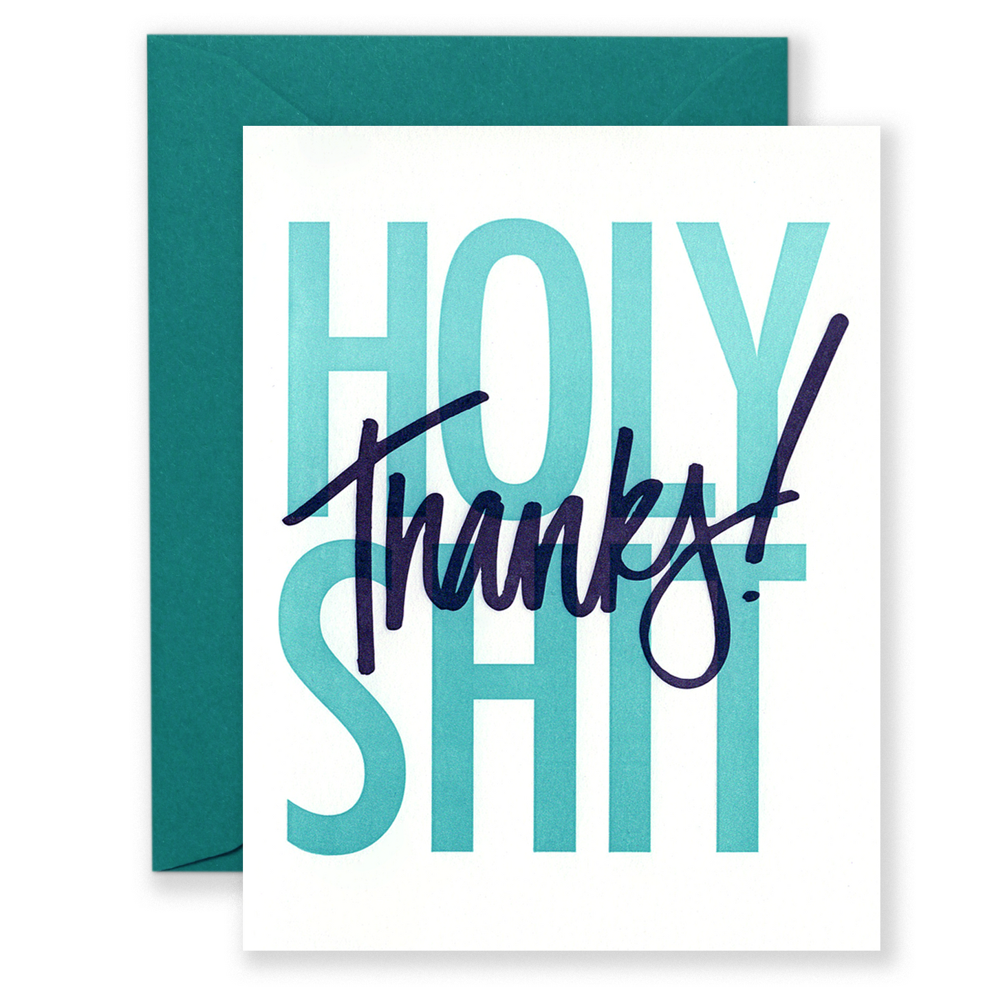 Holy Shit Thanks Script Card