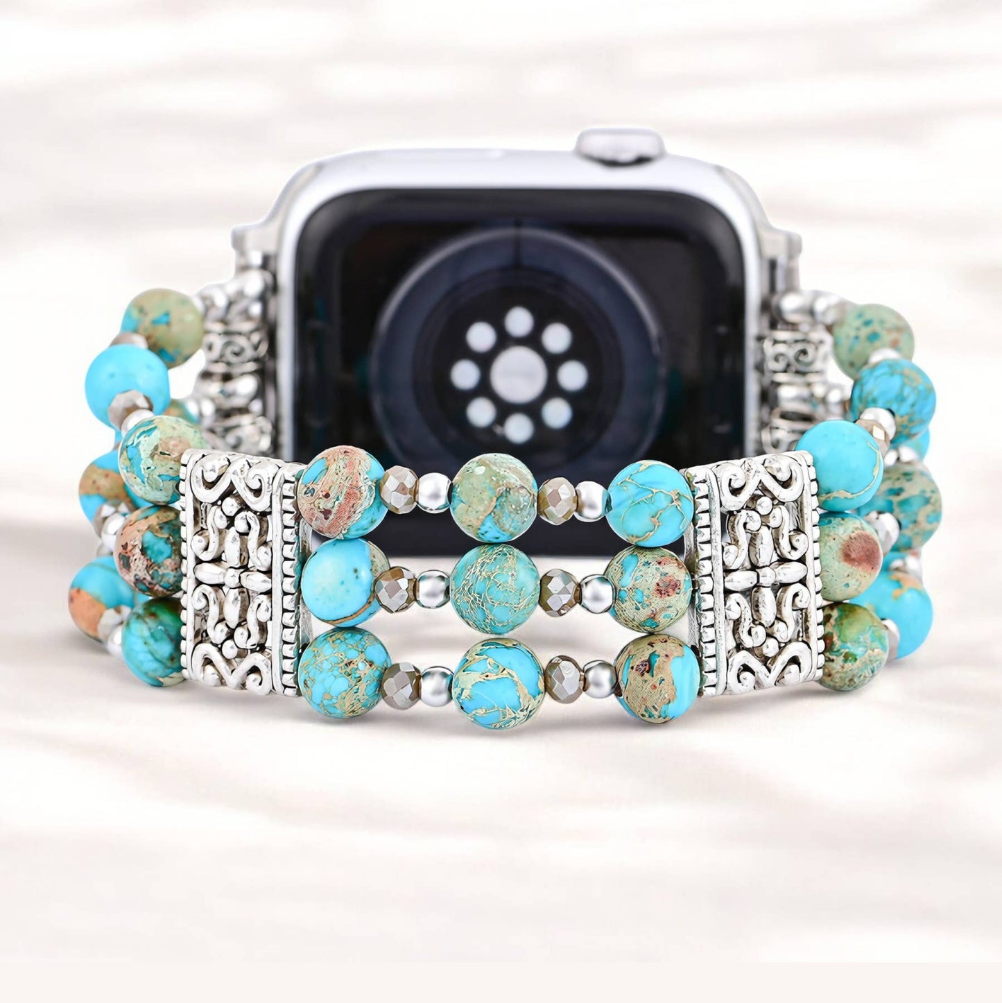 Artisanal Turquoise Spirit Stretch Apple Watch Strap