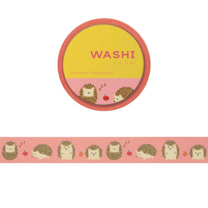 Hedgehogs Washi Tape