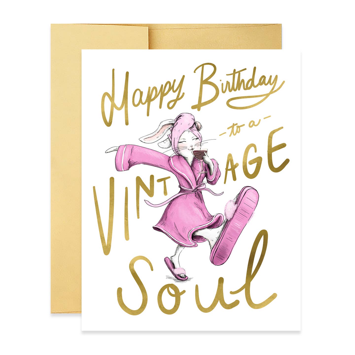 Vintage Soul Birthday Card