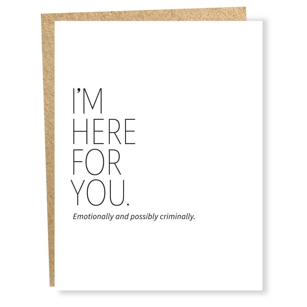SP #1627: Here For You Card