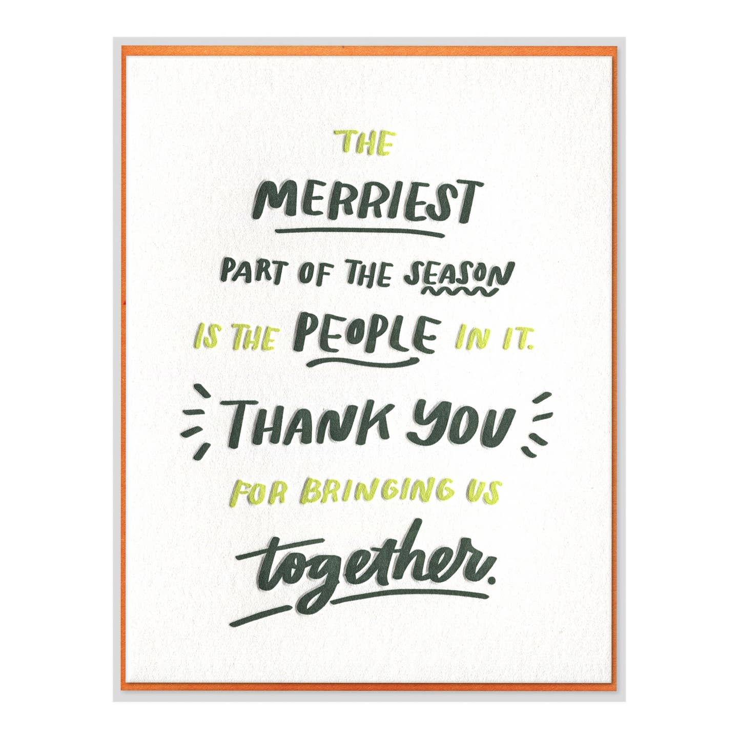 Merriest Thank You Card