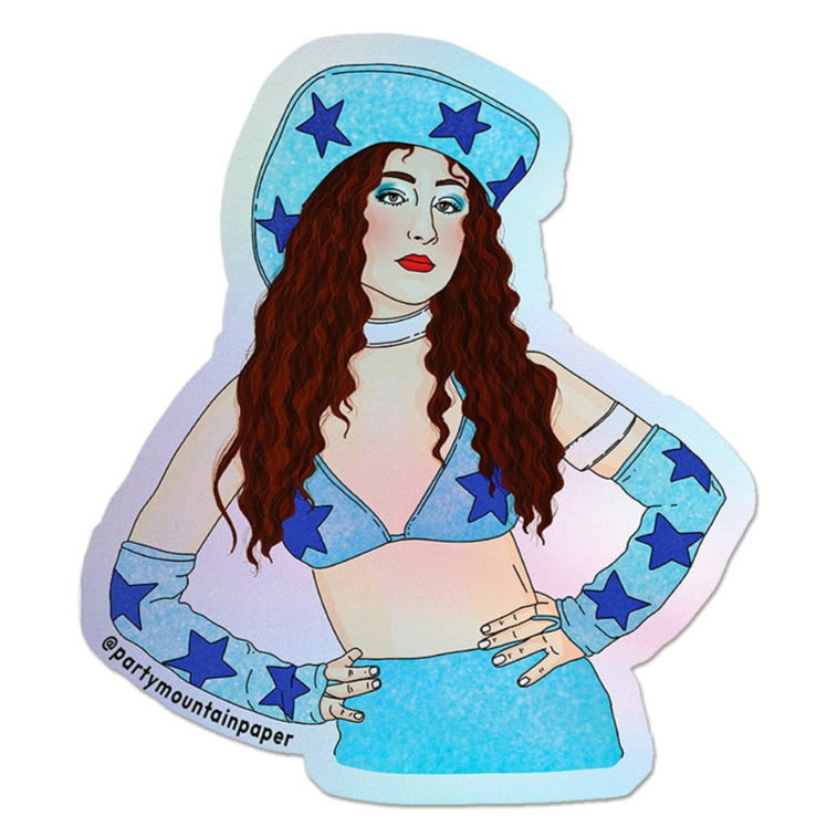 Chappell Roan Holographic Vinyl Sticker