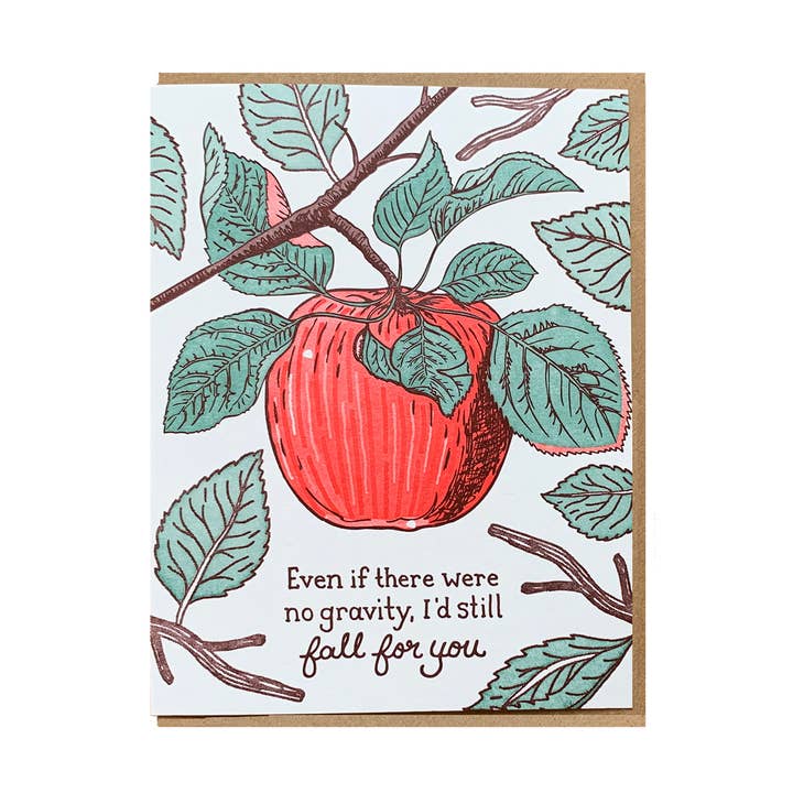 No Gravity Fall For You Card