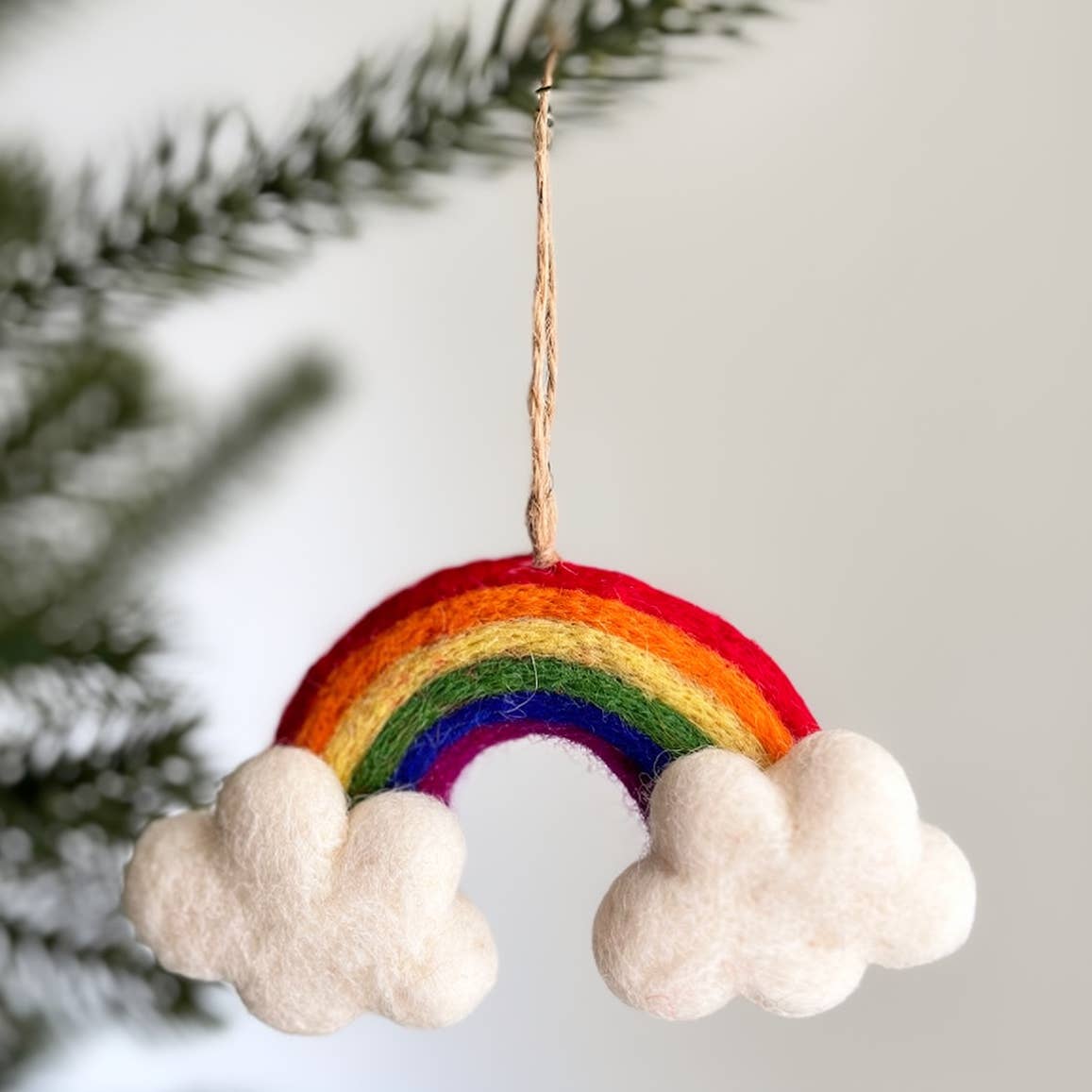 Felt Rainbow Ornament