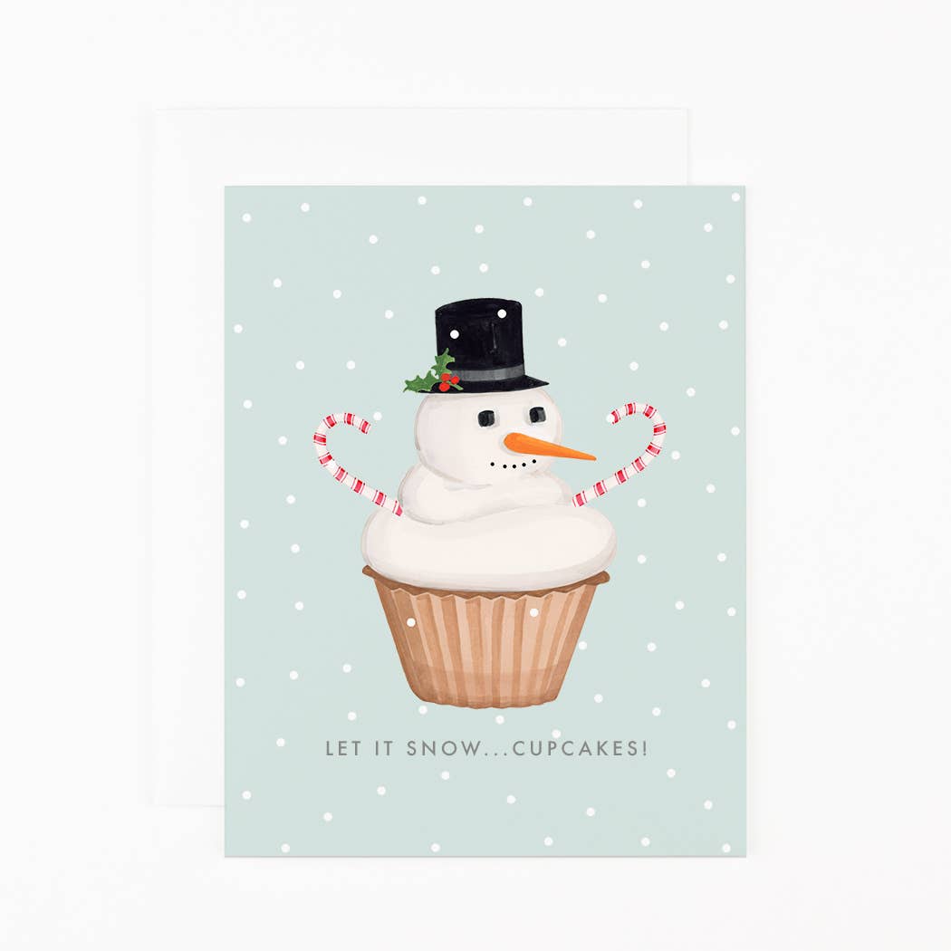 Let It Snow… Cupcakes Card Set