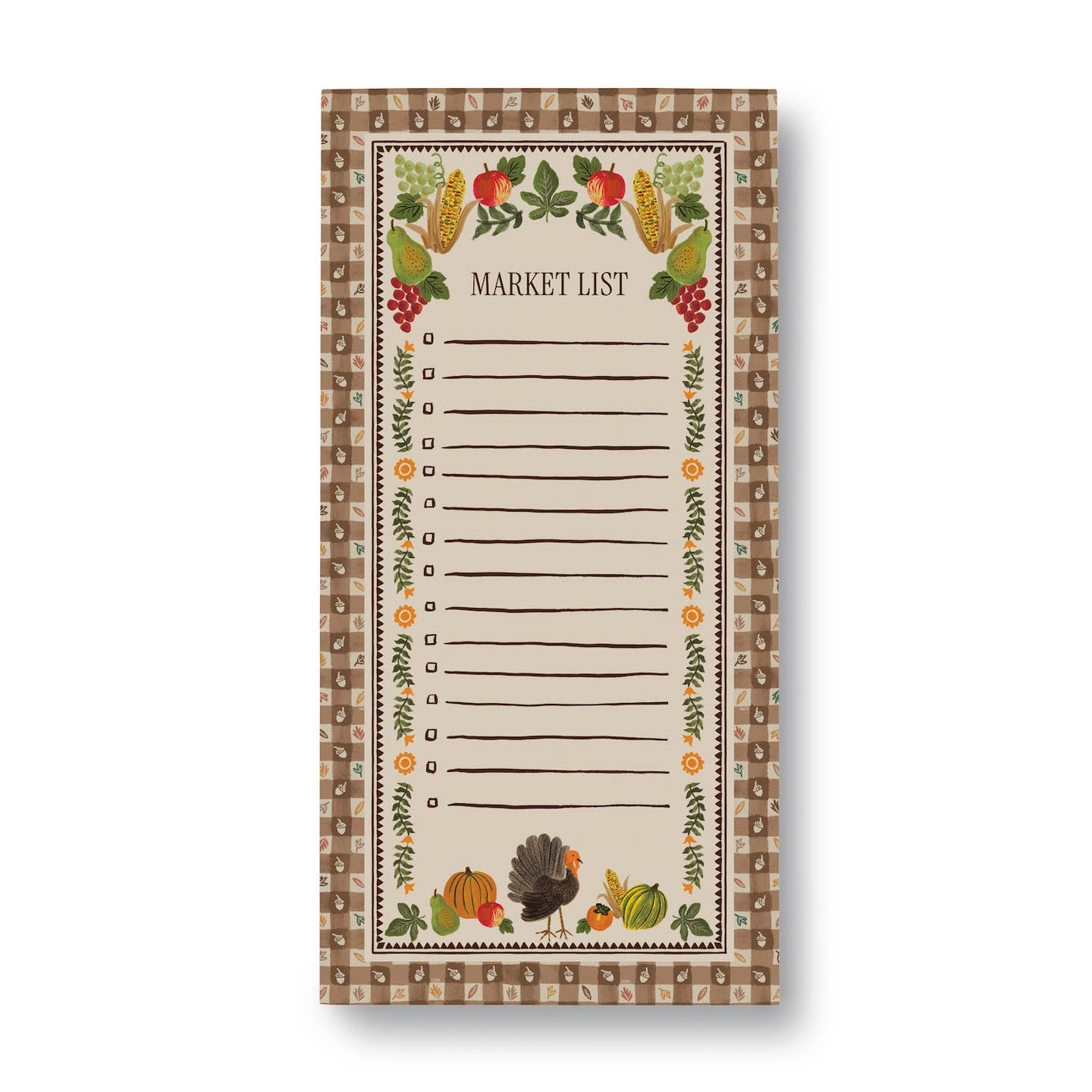 Harvest Gingham Market Pad