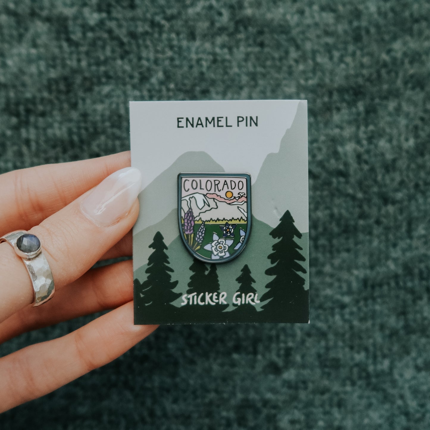 Colorado Badge Enamel Pin