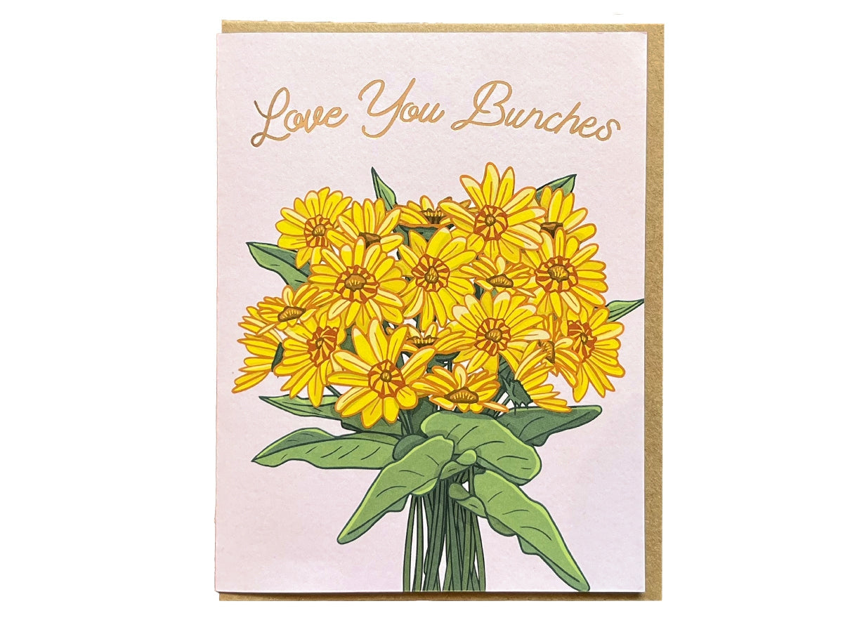 Love You Bunches Card