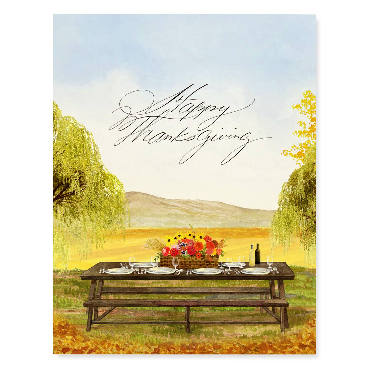 Farmstead Table Thanksgiving Card