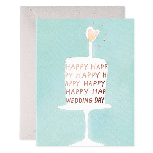Cake Happy Wedding Day Card