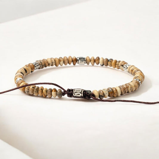 Mens Tibetan Jasper Bracelet