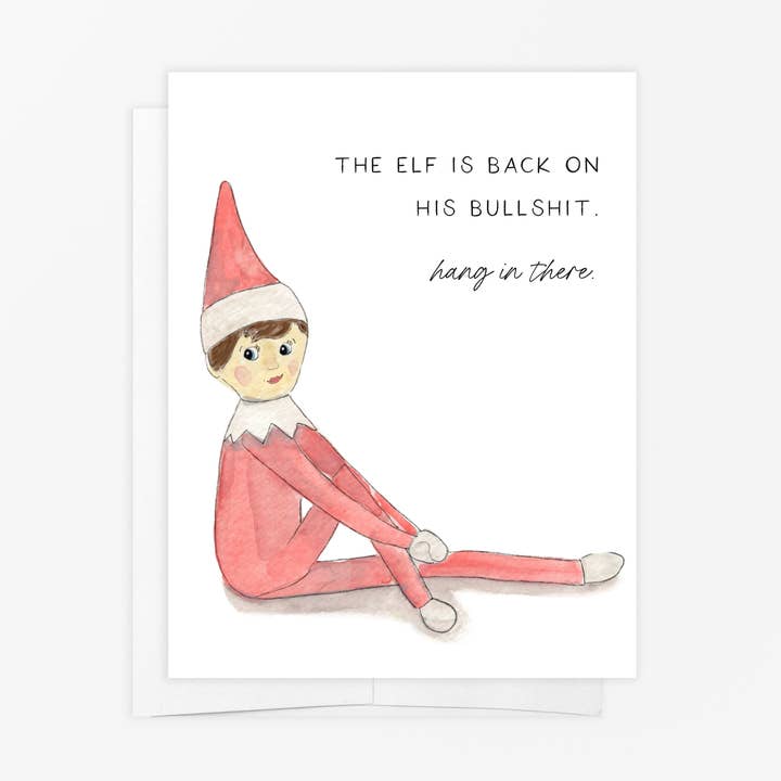 Elf is Back Card