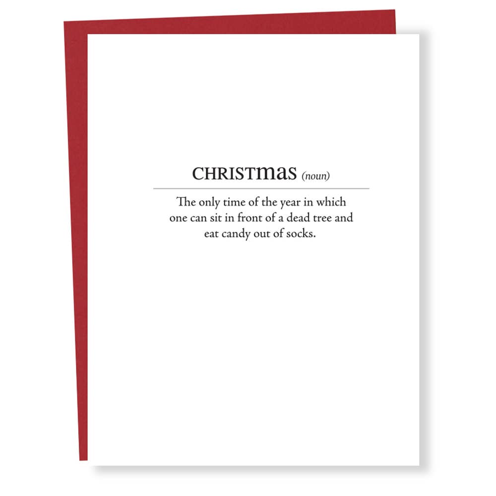 SP #157: Christmas Definition Card