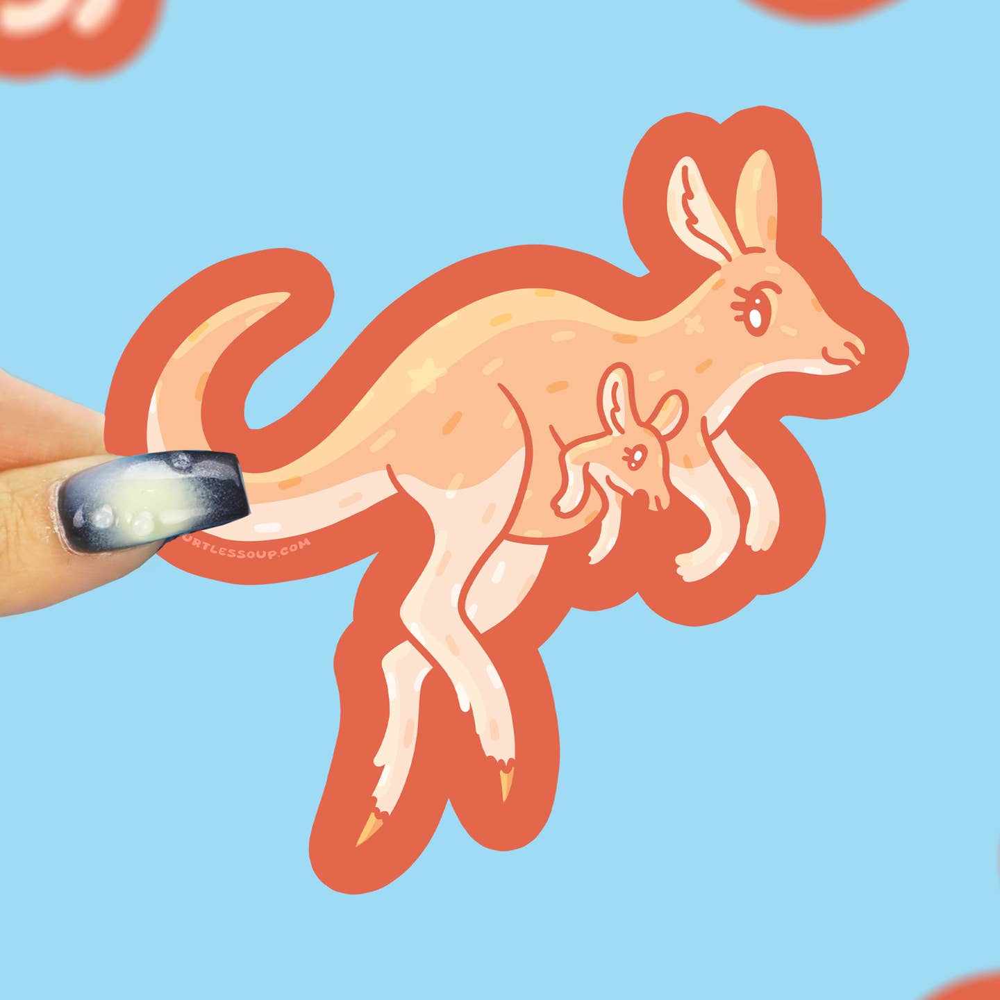 Kangaroo Mama Sticker
