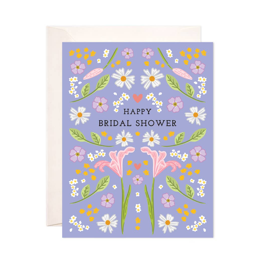 Lilac Bridal Shower Card