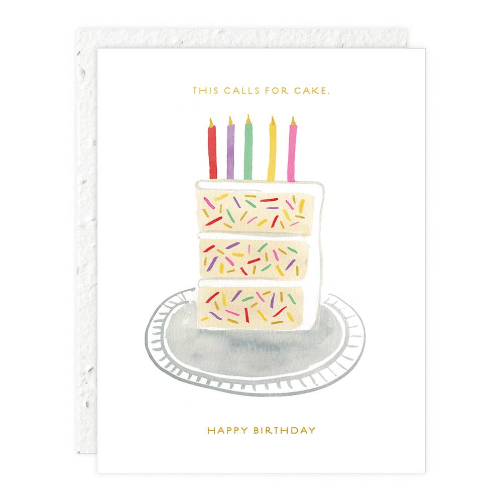 This Calls for Cake Birthday Slice Card