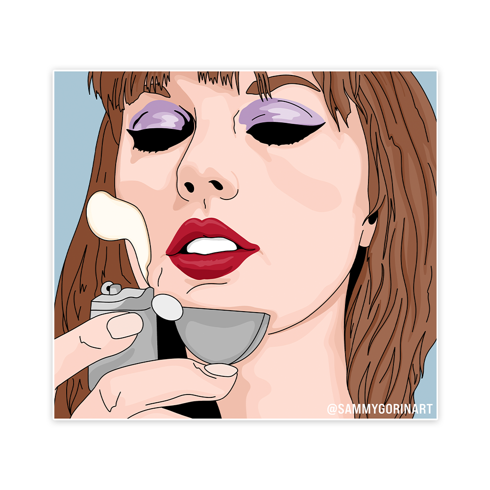 Taylor Swift Lighter Midnights Vinyl Sticker