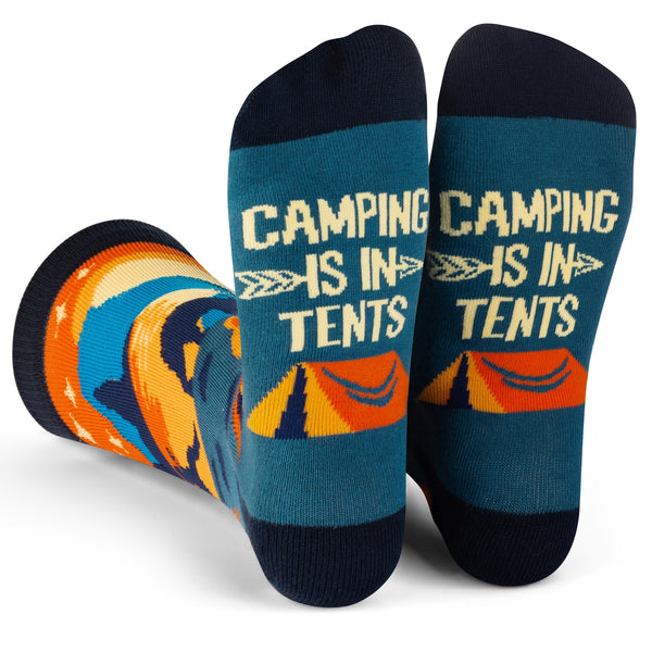 Camping Is in Tents Socks