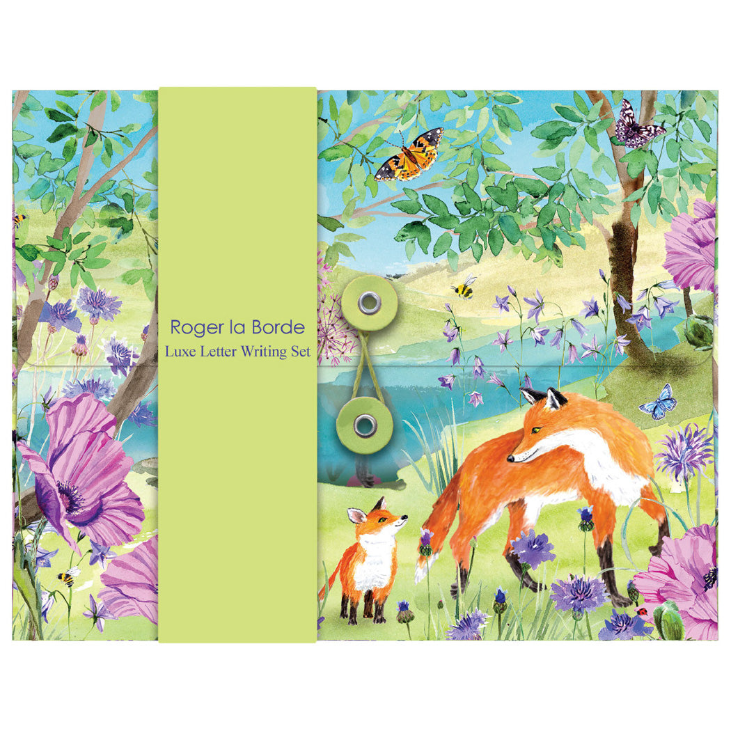 Sunny Wild Foxes Writing Set