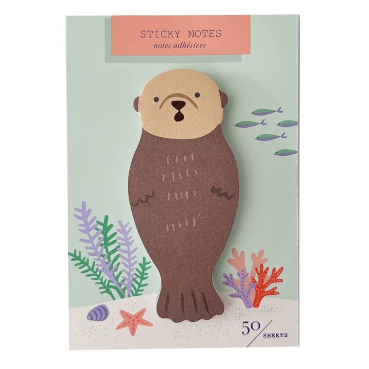 Sea Otter Sticky Notes