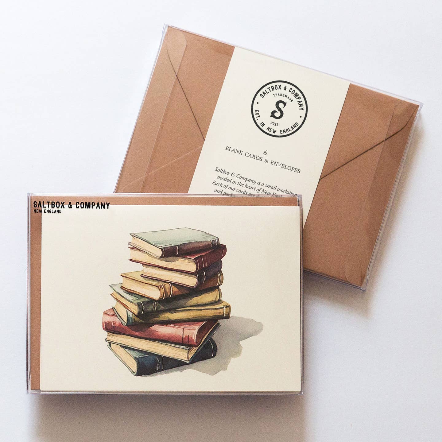 Book Stack Box of Cards