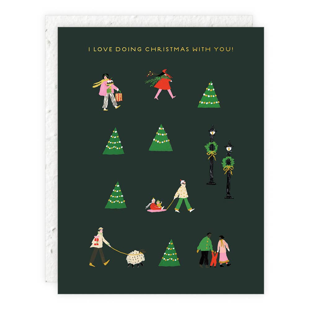I Love Doing Christmas with You Card