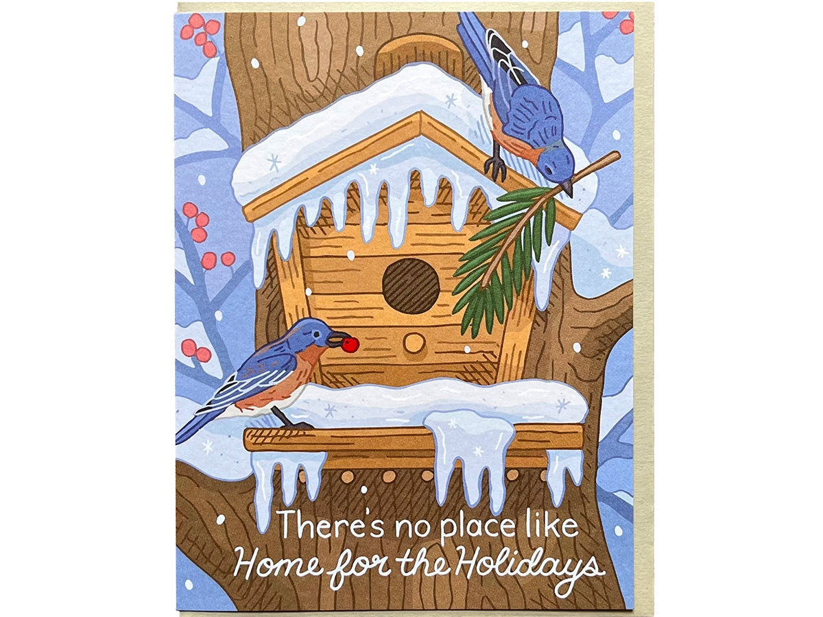 Winter Bluebirds Card