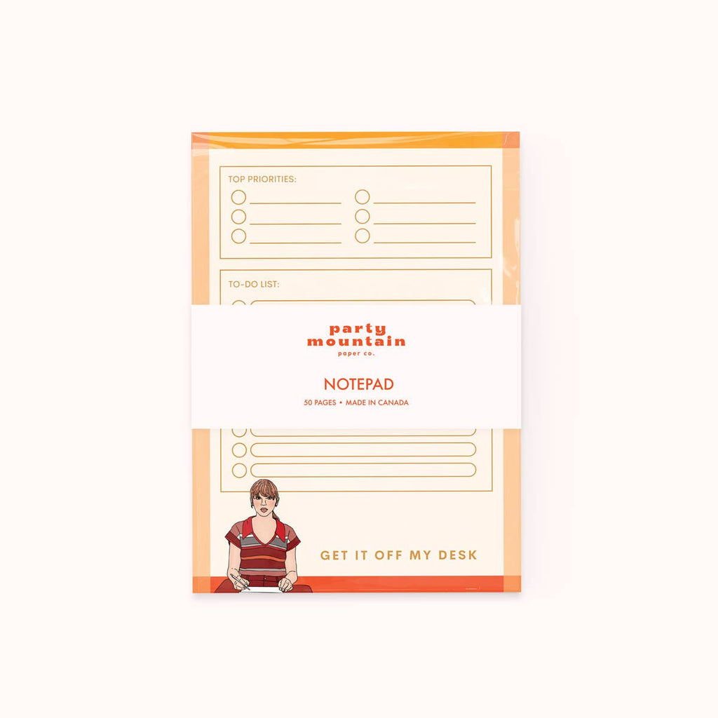 Get Stuff Done Era Notepad (Taylor Swift) – Edge of Urge