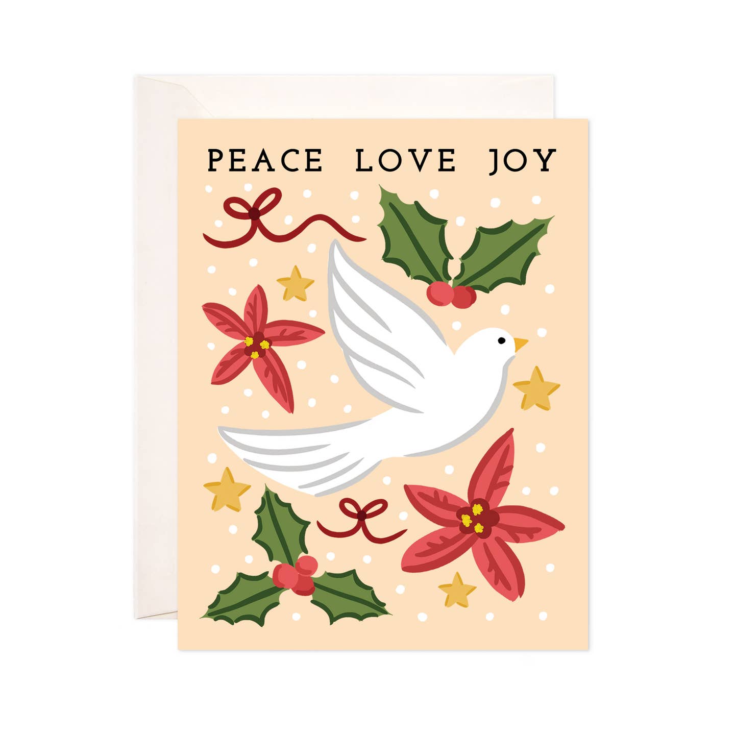 Peace Love Joy Dove Card