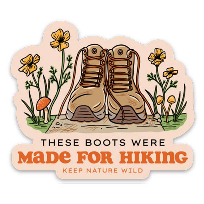 Made For Hiking Sticker