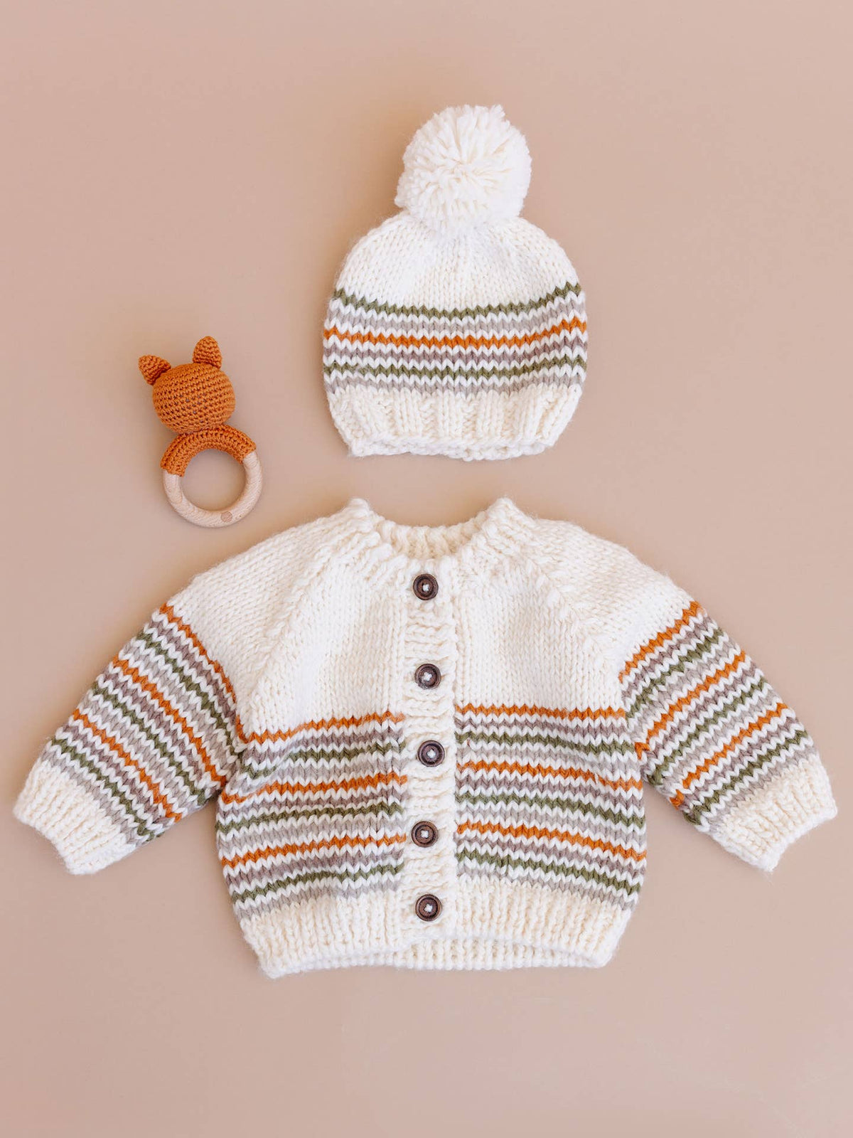 Woodland Stripe Cardigan Sweater