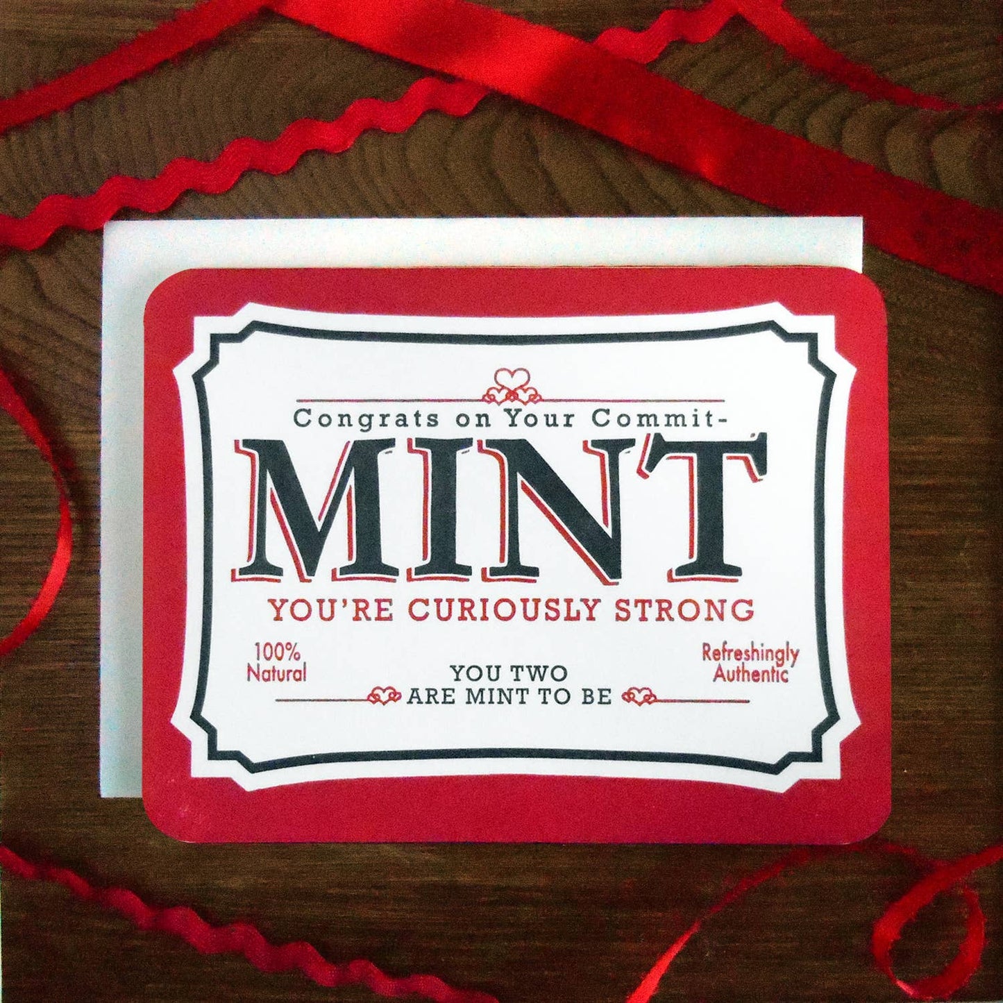 Congrats On Your Commitmint Altoids Mint Wedding Card