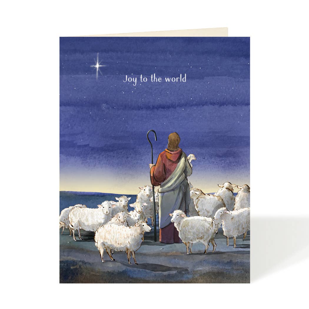 Christmas Star Joy to the World Card