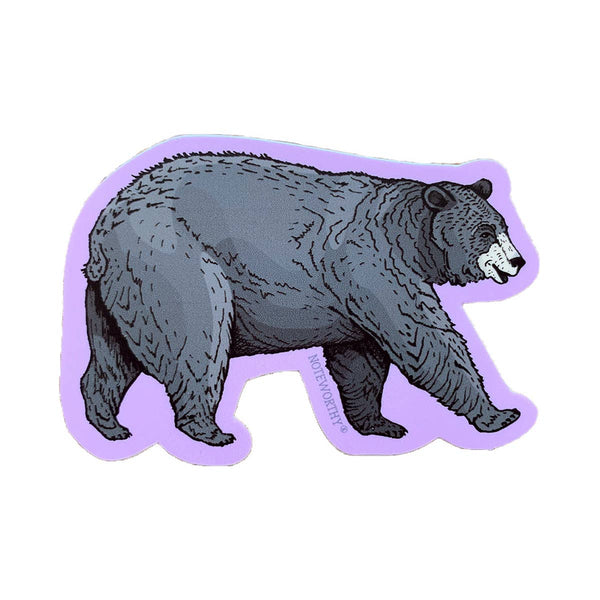 Black Bear Vinyl Sticker