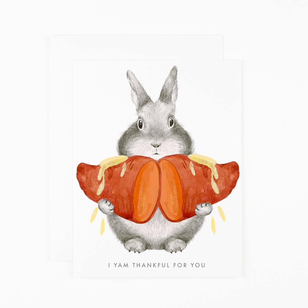 Yam Thankful For You Card