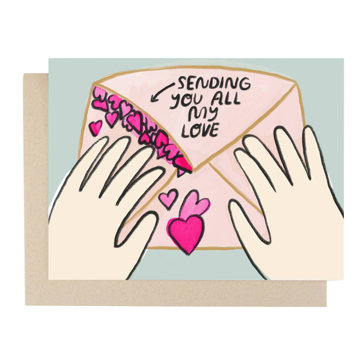 Sending You All My Love Card
