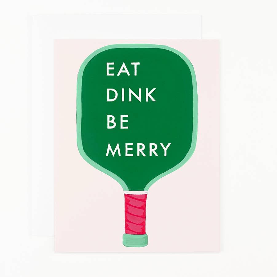 Eat Dink Be Merry Pickleball Card Set