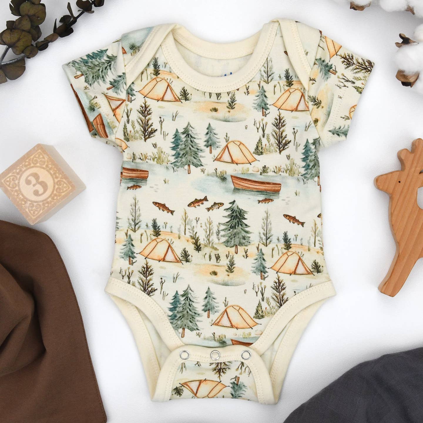 Everett Organic Cotton Onesie