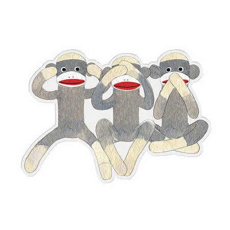 Monkey Business Sticker
