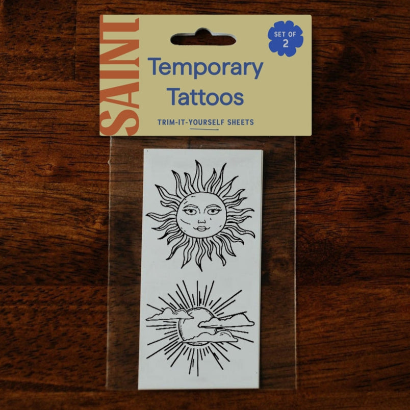 Two Suns Temp Tattoos