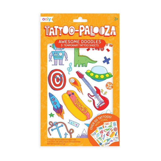Tattoo Palooza Kids Temporary Tattoo Pack