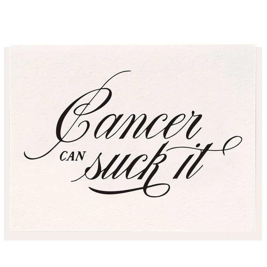 Cancer Can Suck It Script Card