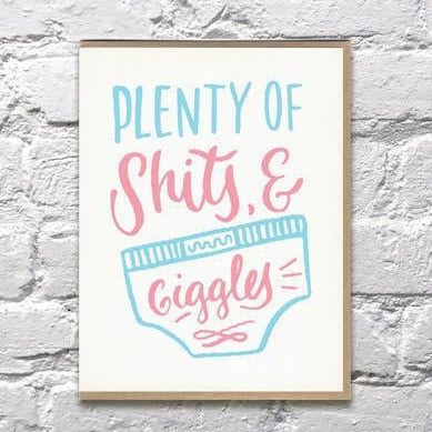 Plenty of Shits & Giggles Baby Card